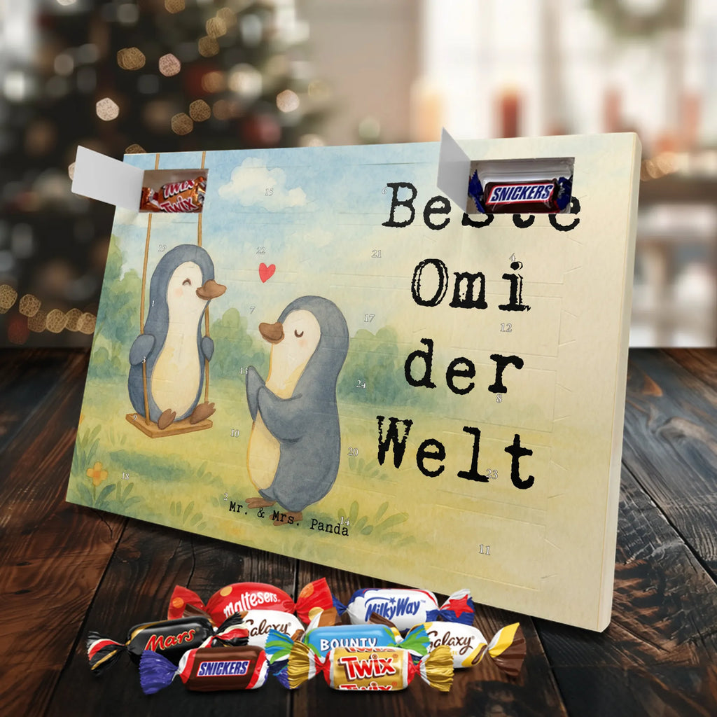 Chocolate advent calendar penguin Best grandma in the world Design thank you, birthday, gift idea, birthday present, gift tip, make you happy, giving, for, gift, grandpa, granddaughter, Grandmother, grandma, grandchild, best, grandson, little thing