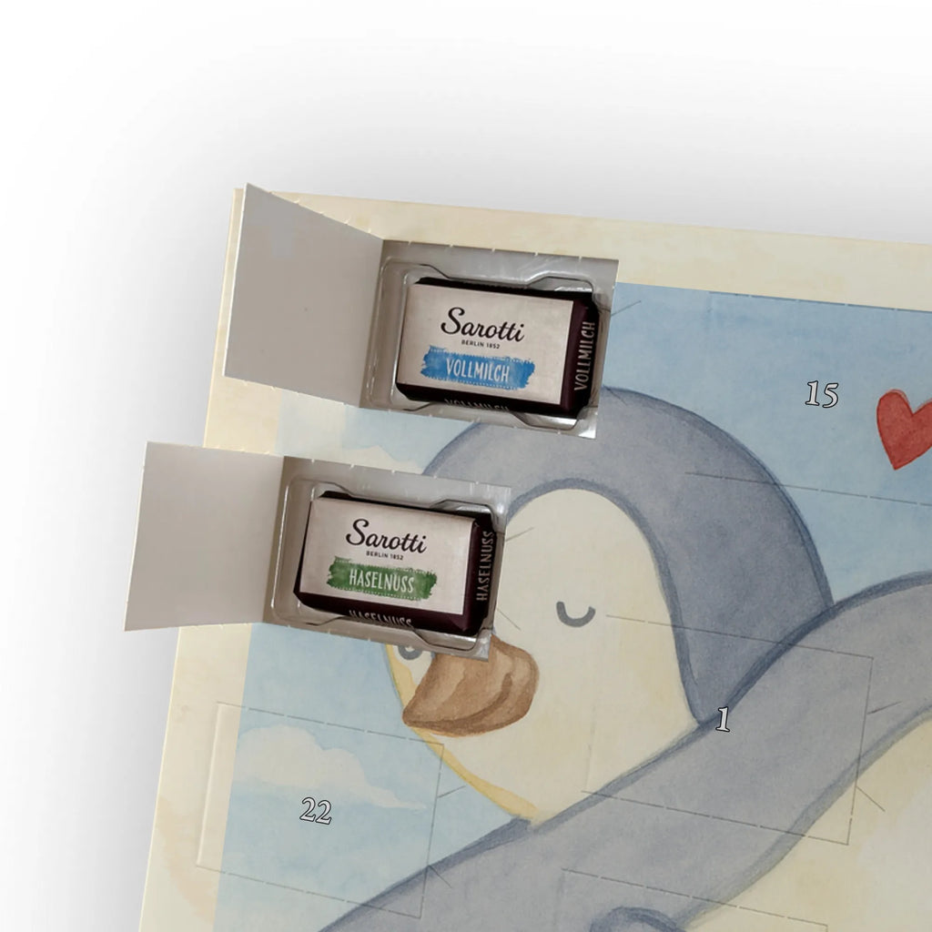 Chocolate advent calendar penguin best cousin in the world Design thank you, birthday, gift idea, birthday present, gift tip, make you happy, giving, for, gift, daughter of aunt, relatives, daughter of uncle