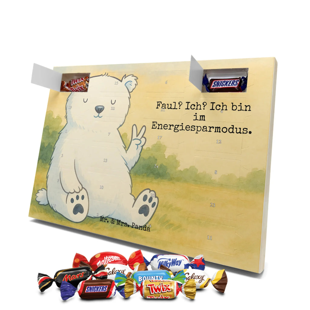 Chocolate advent calendar Icebear Lazy Design teddy bear, cuddly toy, office job, lazy, North Pole, work, relaxing, workplace, Polar bear