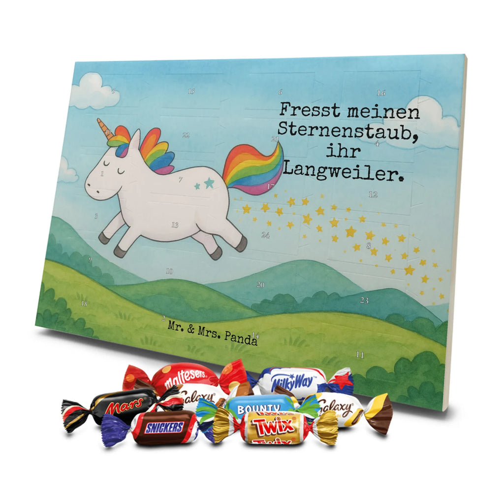 Chocolate advent calendar unicorn happy Design joy, cheerful, joy of life, fun