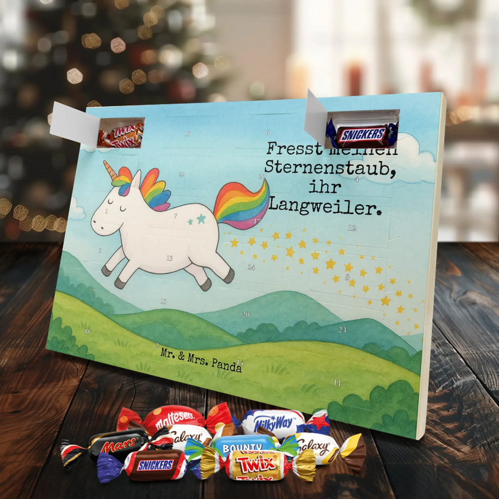 Chocolate advent calendar unicorn happy Design joy, cheerful, joy of life, fun