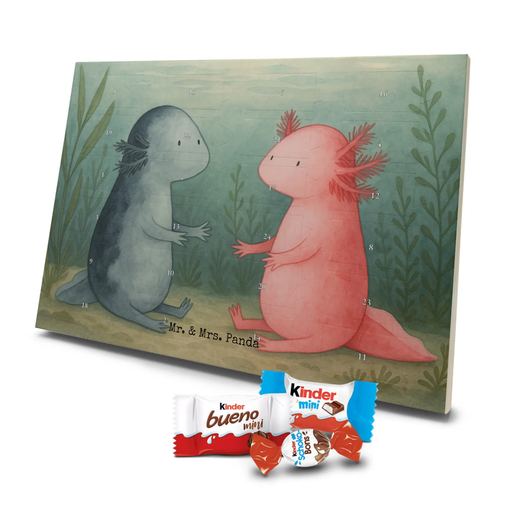Chocolate advent calendar axolotl Love Design Axelotl, marine animals, Mexican walking fish, salamander, friend, great love, tail, anniversary, proof of love, fiancé, valentine's day, amphibian, husband