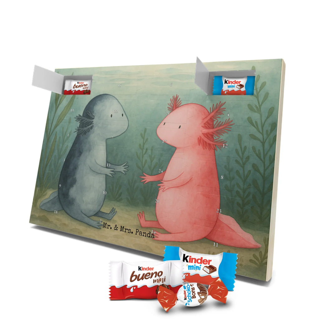 Chocolate advent calendar axolotl Love Design Axelotl, marine animals, Mexican walking fish, salamander, friend, great love, tail, anniversary, proof of love, fiancé, valentine's day, amphibian, husband