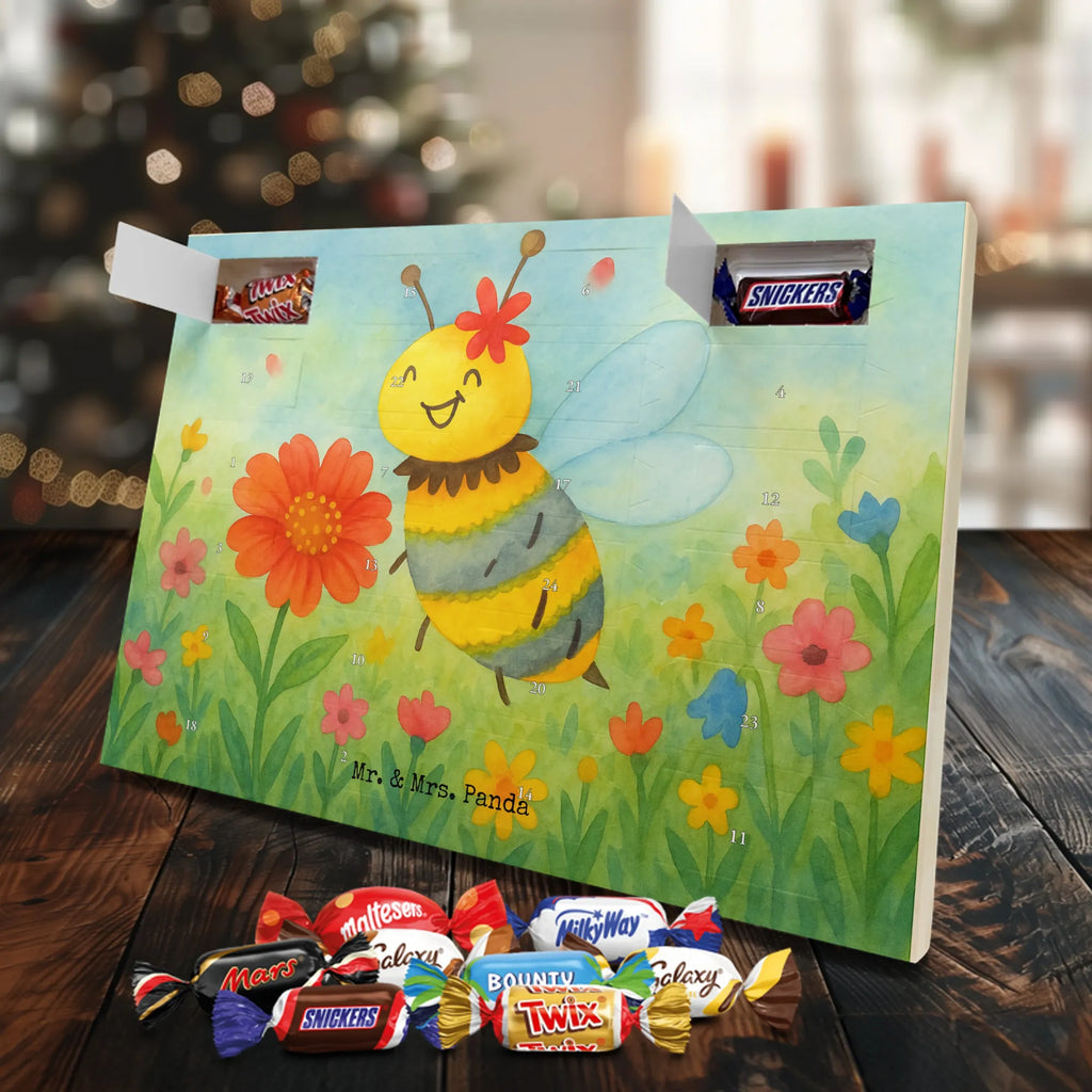 Chocolate advent calendar bee flower Design wasp, bumblebee