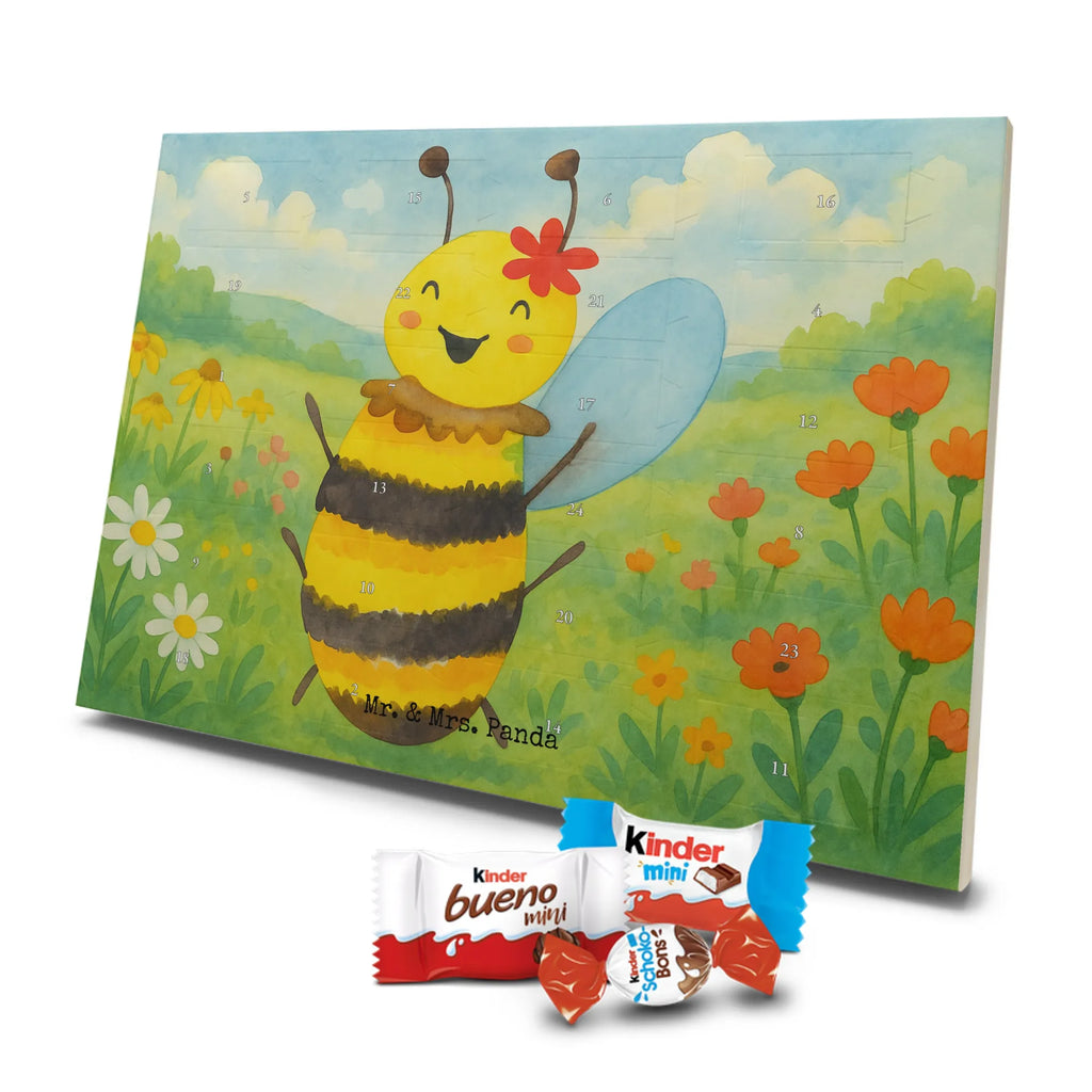 Chocolate advent calendar bee happy Design wasp, bumblebee