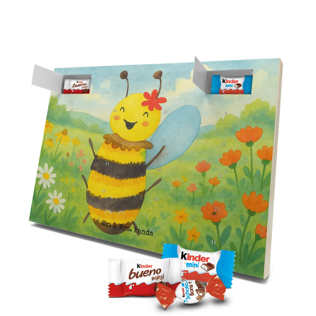Chocolate advent calendar bee happy Design wasp, bumblebee