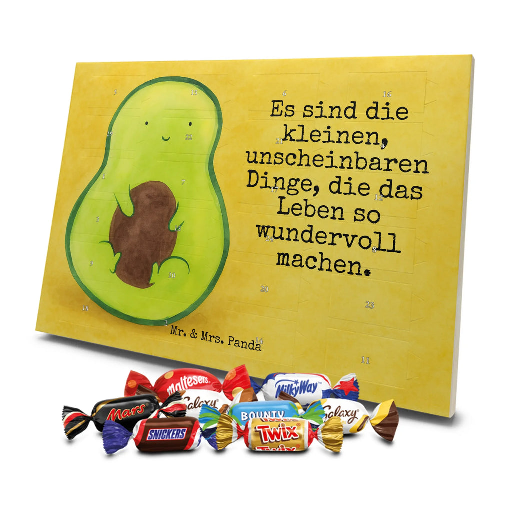 Chocolate advent calendar avocado core Design vegetables, saying life, avocado seed, seed, plant