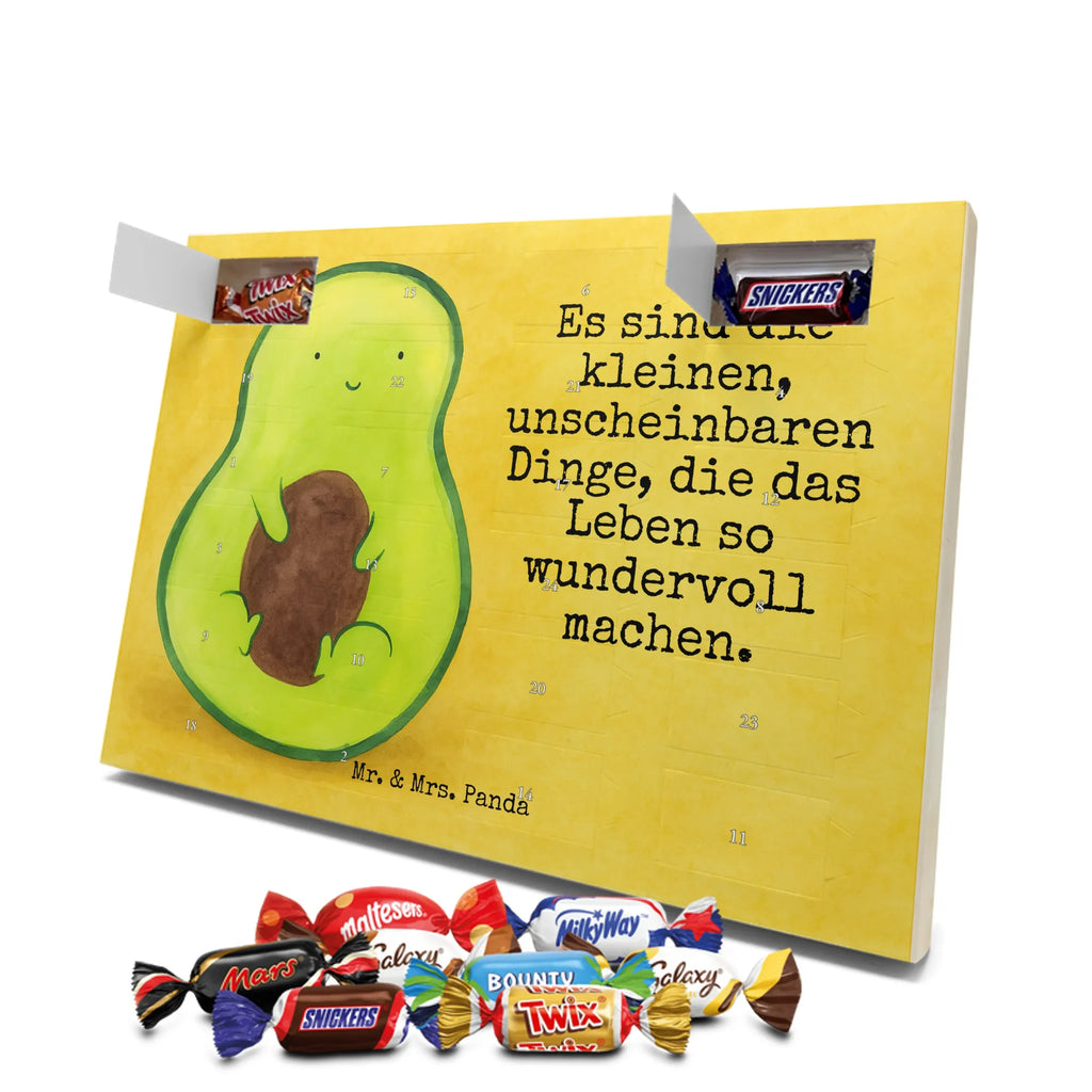 Chocolate advent calendar avocado core Design vegetables, saying life, avocado seed, seed, plant