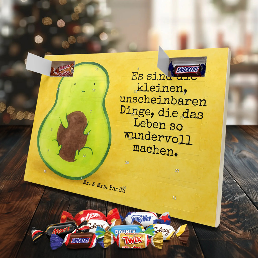 Chocolate advent calendar avocado core Design vegetables, saying life, avocado seed, seed, plant