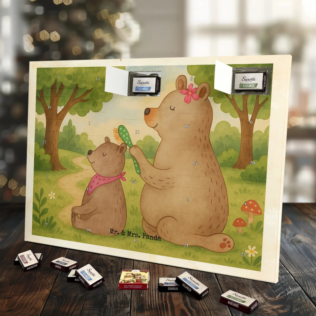 Chocolate advent calendar bear child Design Father's Day, Mother's Day, Gift