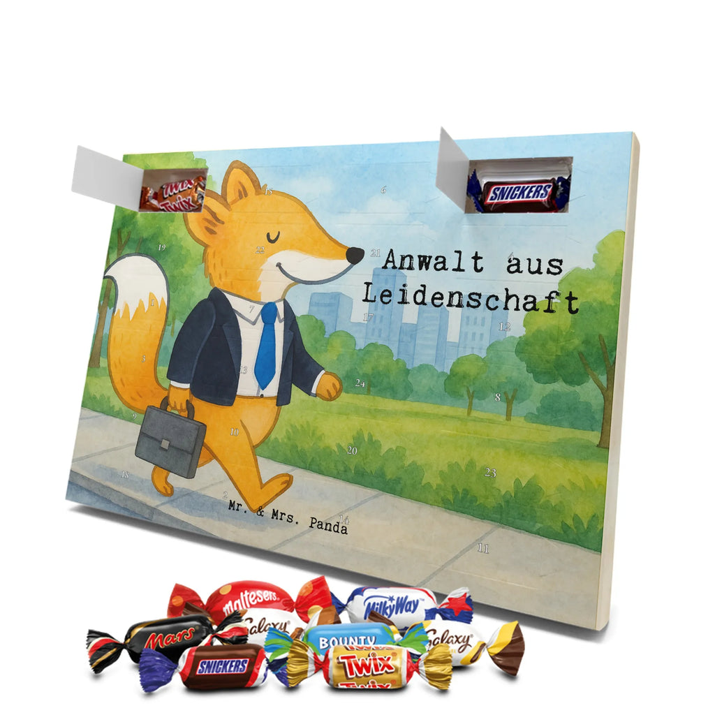 Chocolate advent calendar lawyer Passion Design gift, promotion, anniversary, retirement, sayings, job start, gift idea, best, farewell gift, profession, passing exam