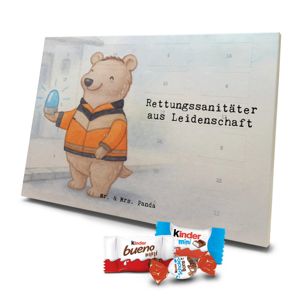 Chocolate advent calendar Paramedic Passion Design gift, promotion, anniversary, retirement, sayings, job start, gift idea, best, farewell gift, profession, passing exam