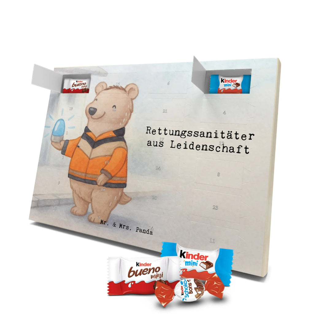 Chocolate advent calendar Paramedic Passion Design gift, promotion, anniversary, retirement, sayings, job start, gift idea, best, farewell gift, profession, passing exam