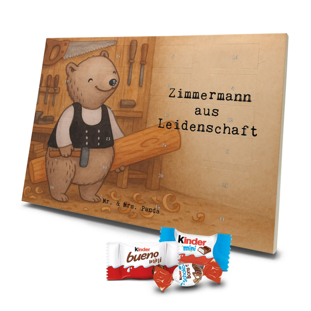 Chocolate advent calendar Carpenter Passion Design gift, promotion, anniversary, retirement, sayings, job start, gift idea, best, farewell gift, profession, passing exam