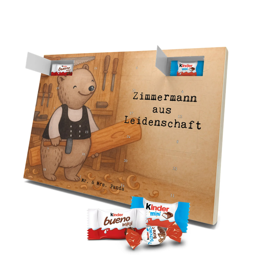 Chocolate advent calendar Carpenter Passion Design gift, promotion, anniversary, retirement, sayings, job start, gift idea, best, farewell gift, profession, passing exam