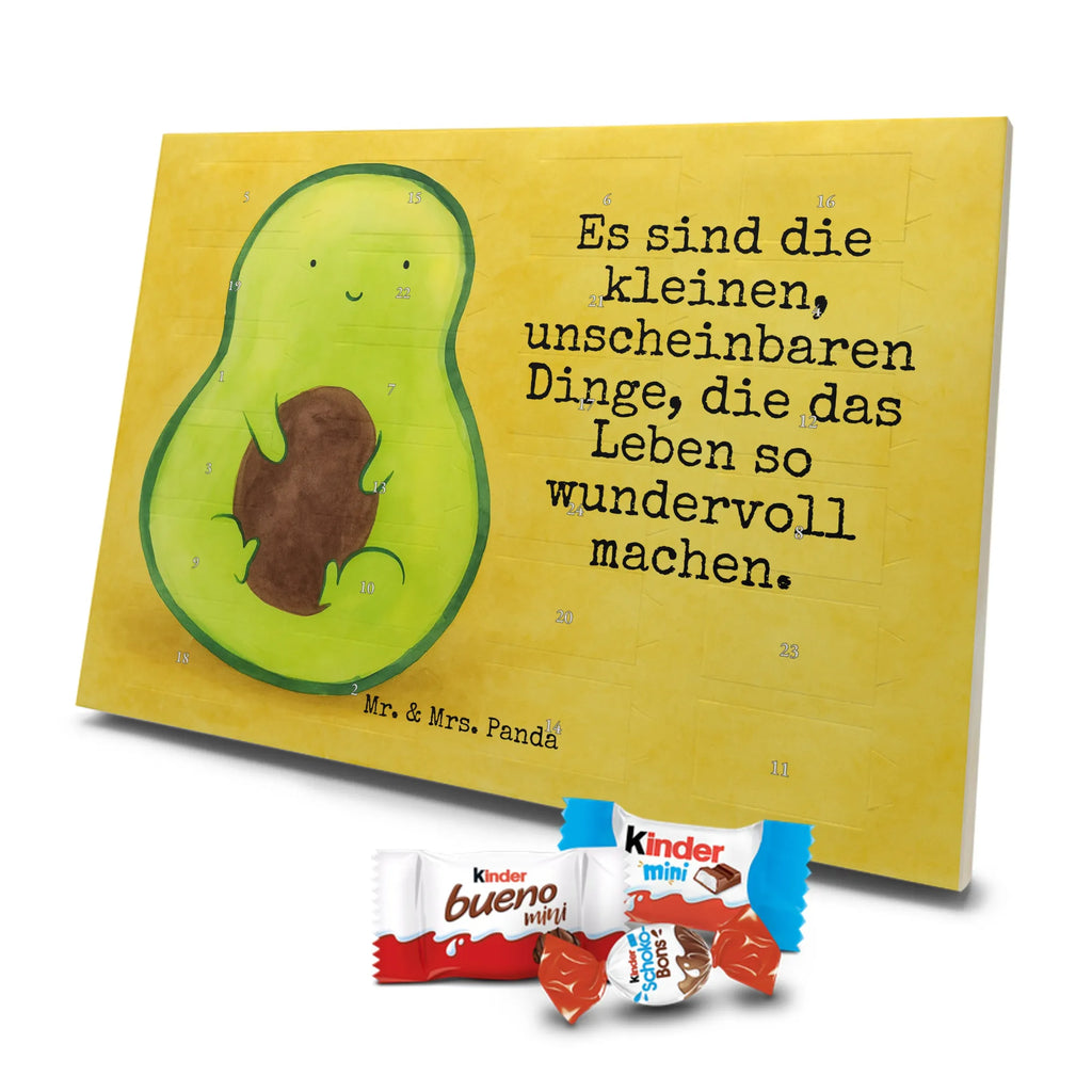 Chocolate advent calendar avocado core Design vegetables, saying life, avocado seed, seed, plant