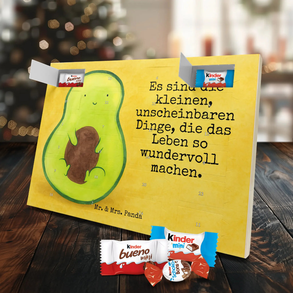 Chocolate advent calendar avocado core Design vegetables, saying life, avocado seed, seed, plant