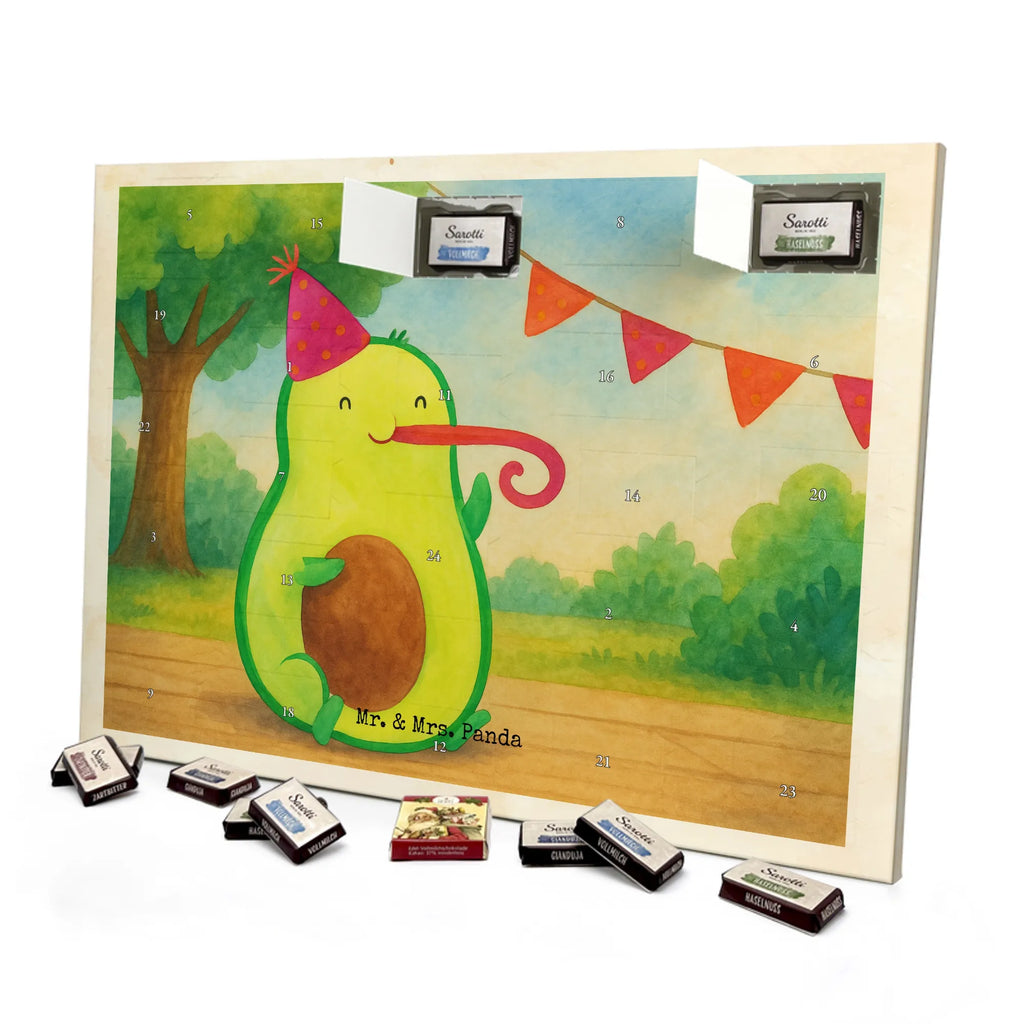 Chocolate advent calendar avocado Birthday Design vegetables