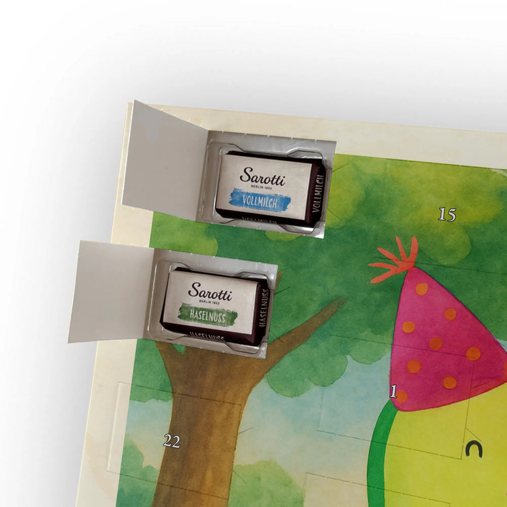 Chocolate advent calendar avocado Birthday Design vegetables