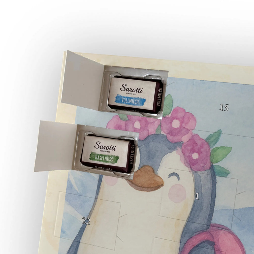 Chocolate advent calendar penguin best daughter in the world Design thank you, birthday, gift idea, birthday present, gift tip, make you happy, giving, for, gift, birth, mother, daughters, children, little daughter, little one, child, father, reward, daughter