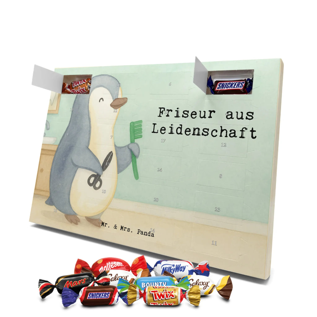 Chocolate advent calendar Hairdresser Passion Design gift, promotion, anniversary, retirement, sayings, job start, gift idea, best, farewell gift, profession, passing exam