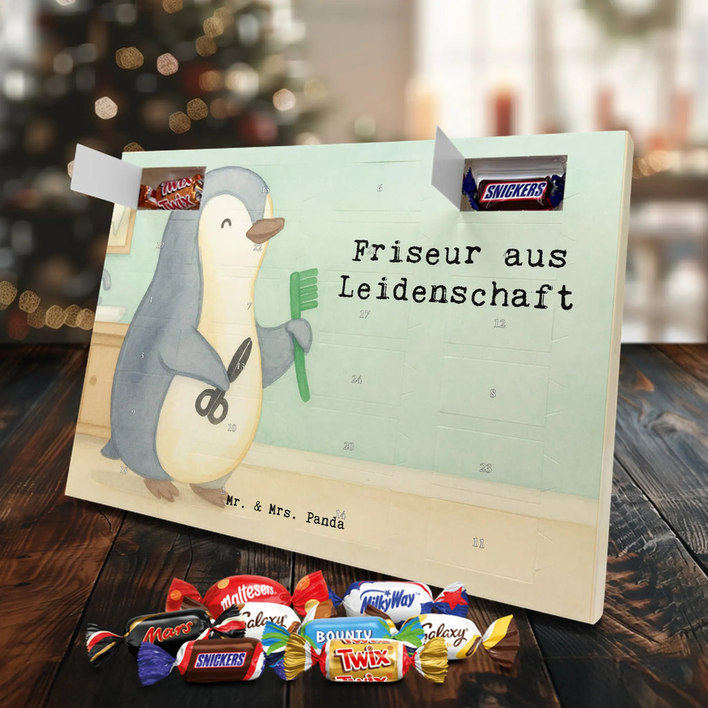 Chocolate advent calendar Hairdresser Passion Design gift, promotion, anniversary, retirement, sayings, job start, gift idea, best, farewell gift, profession, passing exam