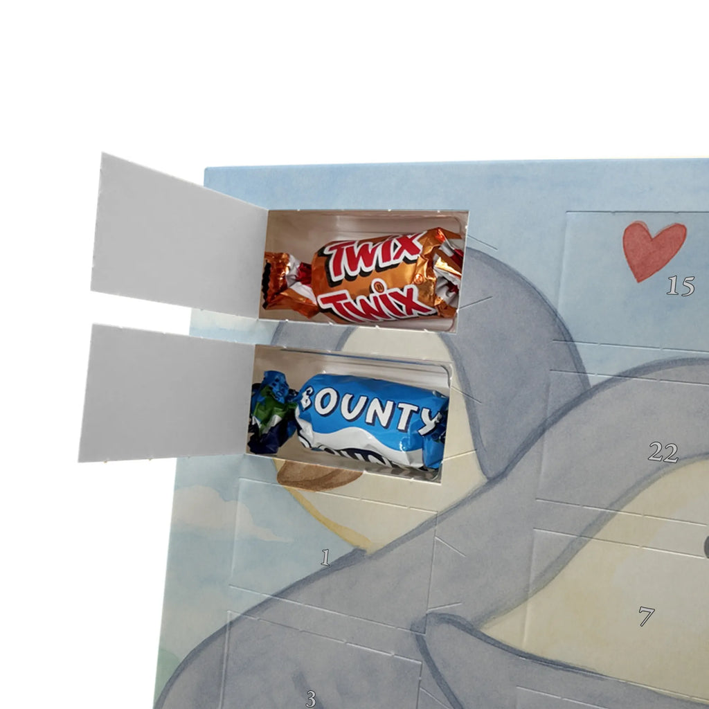 Chocolate advent calendar penguin best cousin in the world Design thank you, birthday, gift idea, birthday present, gift tip, make you happy, giving, for, gift, daughter of aunt, relatives, daughter of uncle