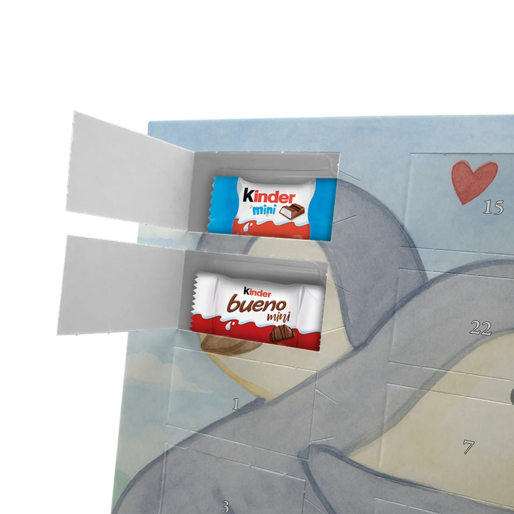 Chocolate advent calendar penguin best cousin in the world Design thank you, birthday, gift idea, birthday present, gift tip, make you happy, giving, for, gift, daughter of aunt, relatives, daughter of uncle