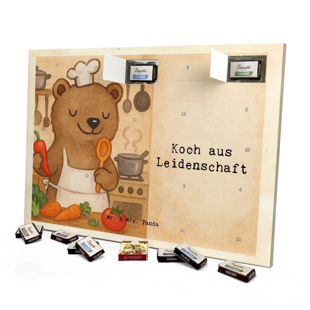 Chocolate advent calendar Cook Passion Design gift, promotion, anniversary, retirement, sayings, job start, gift idea, best, farewell gift, profession, passing exam