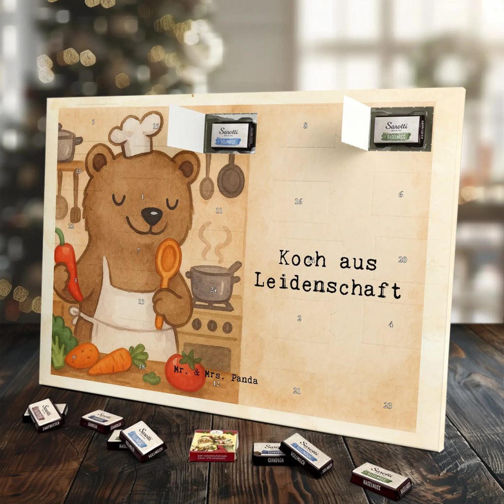 Chocolate advent calendar Cook Passion Design gift, promotion, anniversary, retirement, sayings, job start, gift idea, best, farewell gift, profession, passing exam