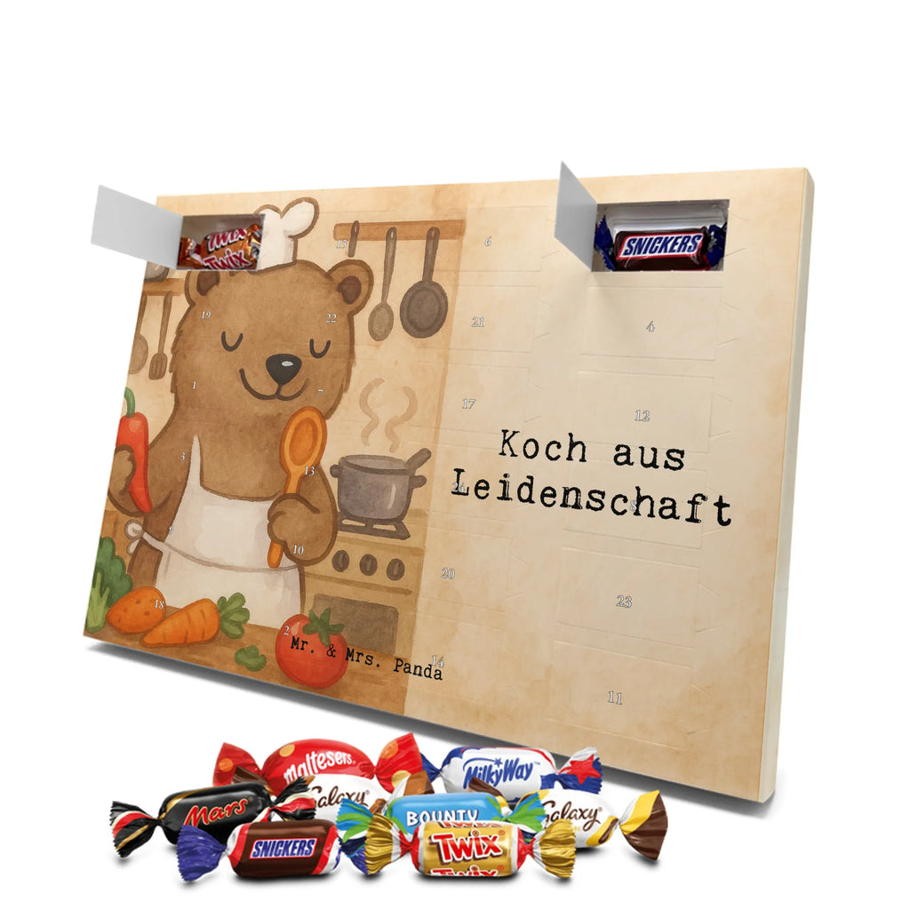 Chocolate advent calendar Cook Passion Design gift, promotion, anniversary, retirement, sayings, job start, gift idea, best, farewell gift, profession, passing exam