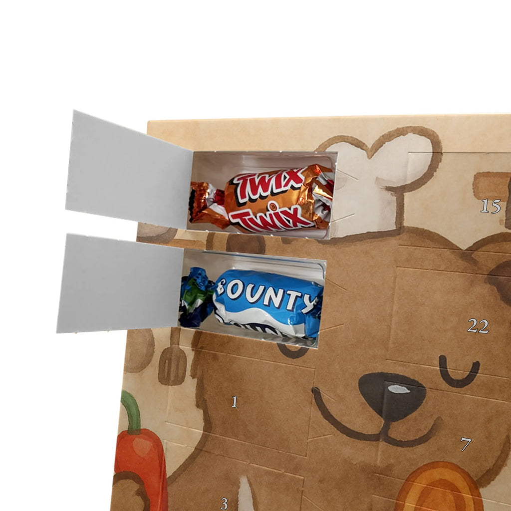 Chocolate advent calendar Cook Passion Design gift, promotion, anniversary, retirement, sayings, job start, gift idea, best, farewell gift, profession, passing exam