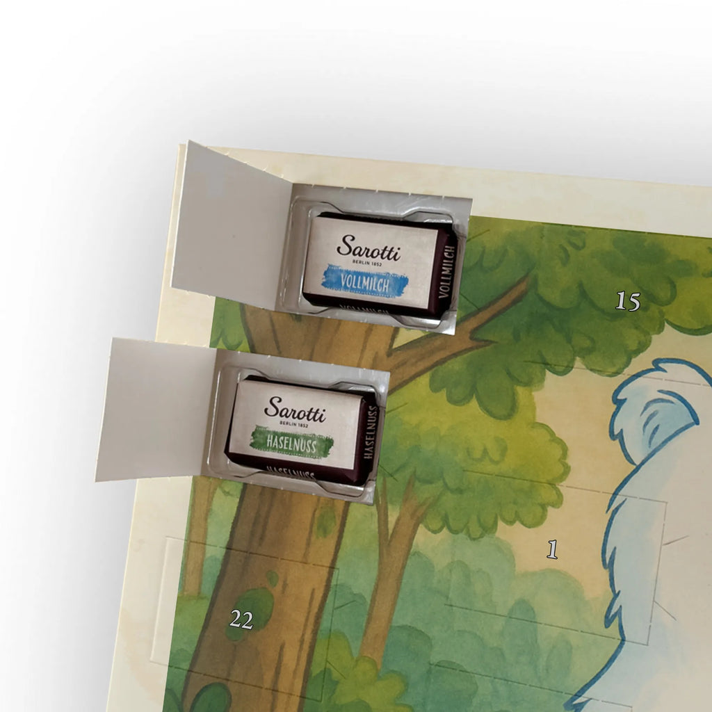 Chocolate advent calendar Icebear Lazy Design teddy bear, cuddly toy, office job, lazy, North Pole, work, relaxing, workplace, Polar bear