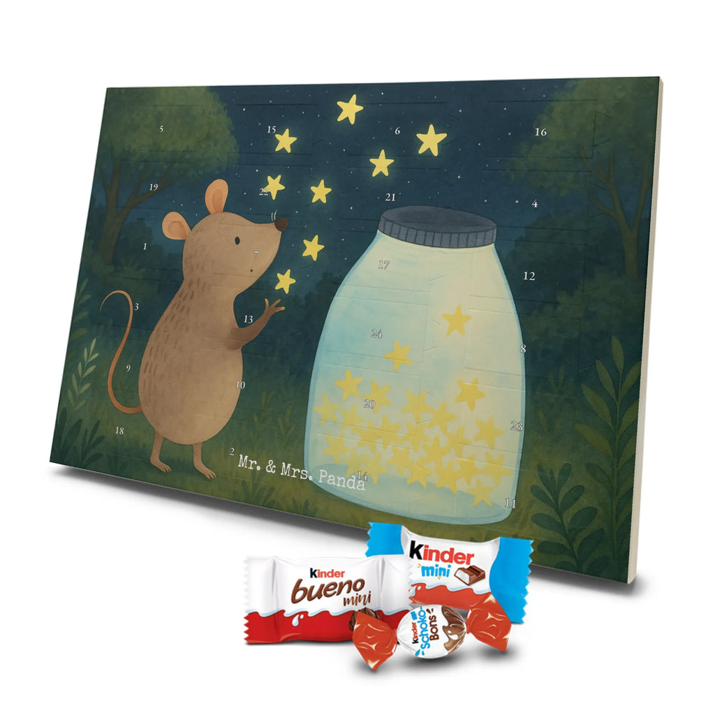 Chocolate advent calendar Mouse Stars Design card, gift ideas, gifts, small animals, cute, cute animal motives, hand drawn, funny sayings, good mood, special gifts, animal lover, birthday, child, baptism, baptism gift, birth, hope, child birthday, first child, wish, stars, Mouse, pregnancy
