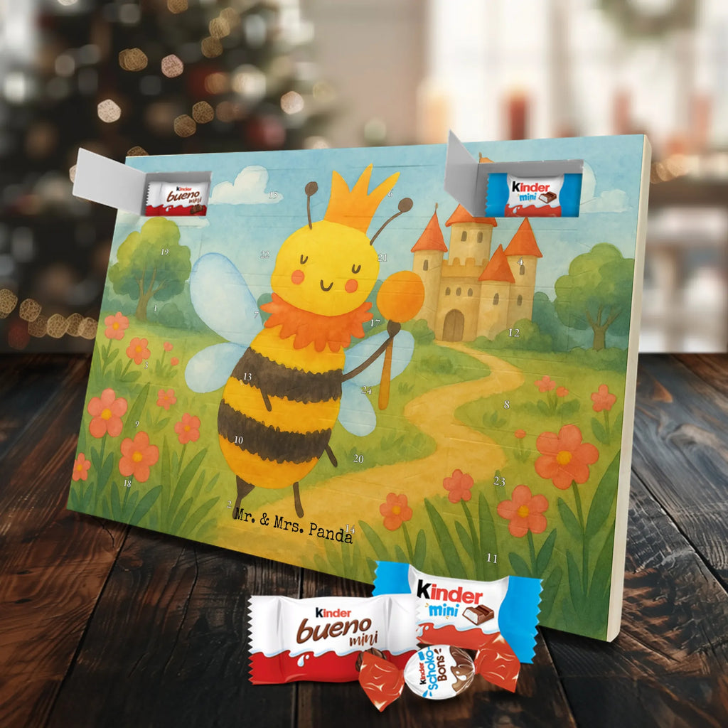 Chocolate advent calendar bee king Design wasp, bumblebee