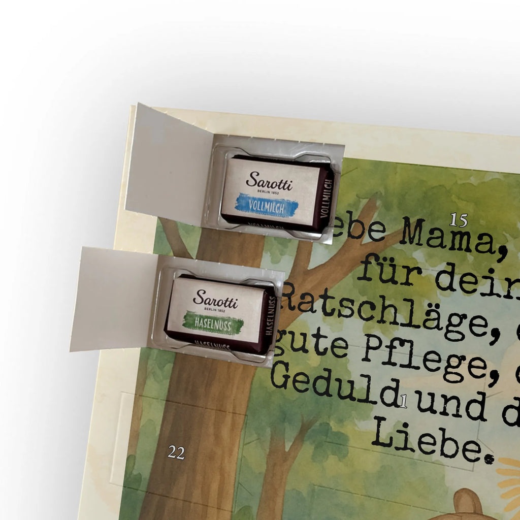 Chocolate advent calendar bear child Design Father's Day, Mother's Day, Gift