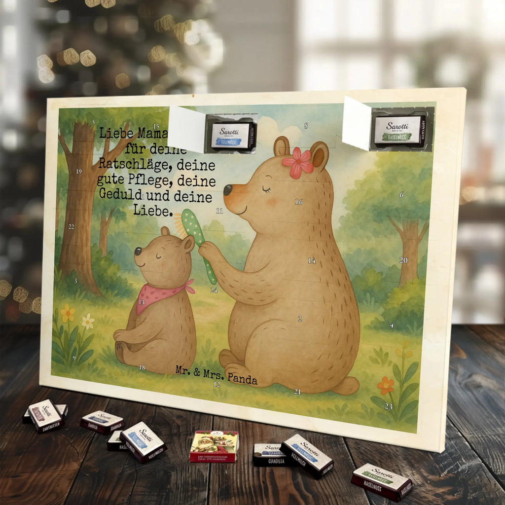 Chocolate advent calendar bear child Design Father's Day, Mother's Day, Gift