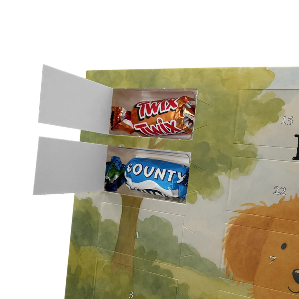 Chocolate advent calendar Dog fluffy Design dog breed, mutt, hound, woof, dog mama, love dogs, love for dogs, dog decorative items, bag with dog print, funny gifts for dog owners, what do you give a dog lover, Christmas gifts for dogs, gifts for dogs, dog sayings, dog love, mistress, dogs, dog owner, dog mom