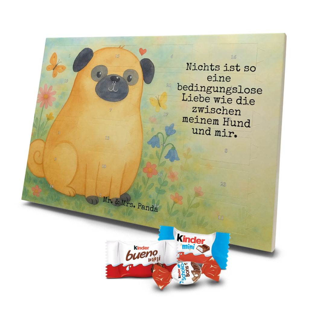 Chocolate advent calendar Pug Design dog breed, mutt, hound, woof, dog mama, love dogs, love for dogs, dog decorative items, bag with dog print, funny gifts for dog owners, what do you give a dog lover, Christmas gifts for dogs, gifts for dogs, dog sayings, dog love, Pug