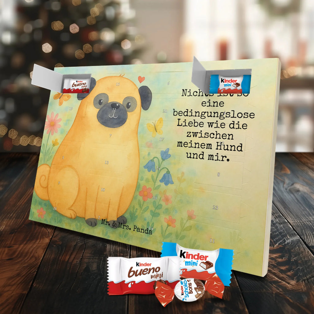 Chocolate advent calendar Pug Design dog breed, mutt, hound, woof, dog mama, love dogs, love for dogs, dog decorative items, bag with dog print, funny gifts for dog owners, what do you give a dog lover, Christmas gifts for dogs, gifts for dogs, dog sayings, dog love, Pug