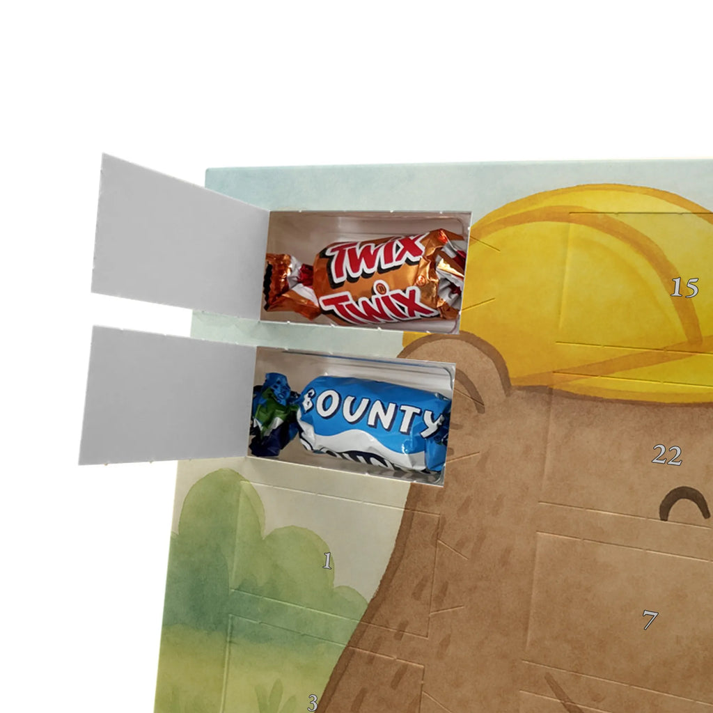 Chocolate advent calendar bricklayer Passion Design gift, promotion, anniversary, retirement, sayings, job start, gift idea, best, farewell gift, profession, passing exam