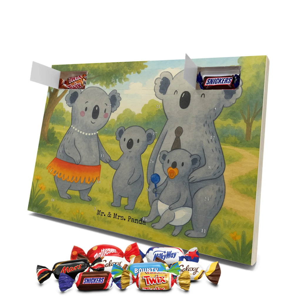 Chocolate advent calendar Koala Family Design Father's Day, Mother's Day, siblings, family life, children