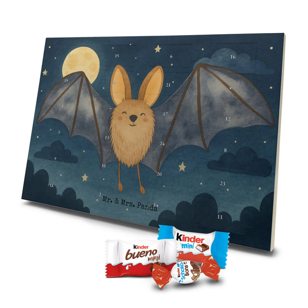 Chocolate advent calendar bat wing Design card, gift ideas, gifts, small animals, cute, cute animal motives, hand drawn, funny sayings, good mood, special gifts, animal lover