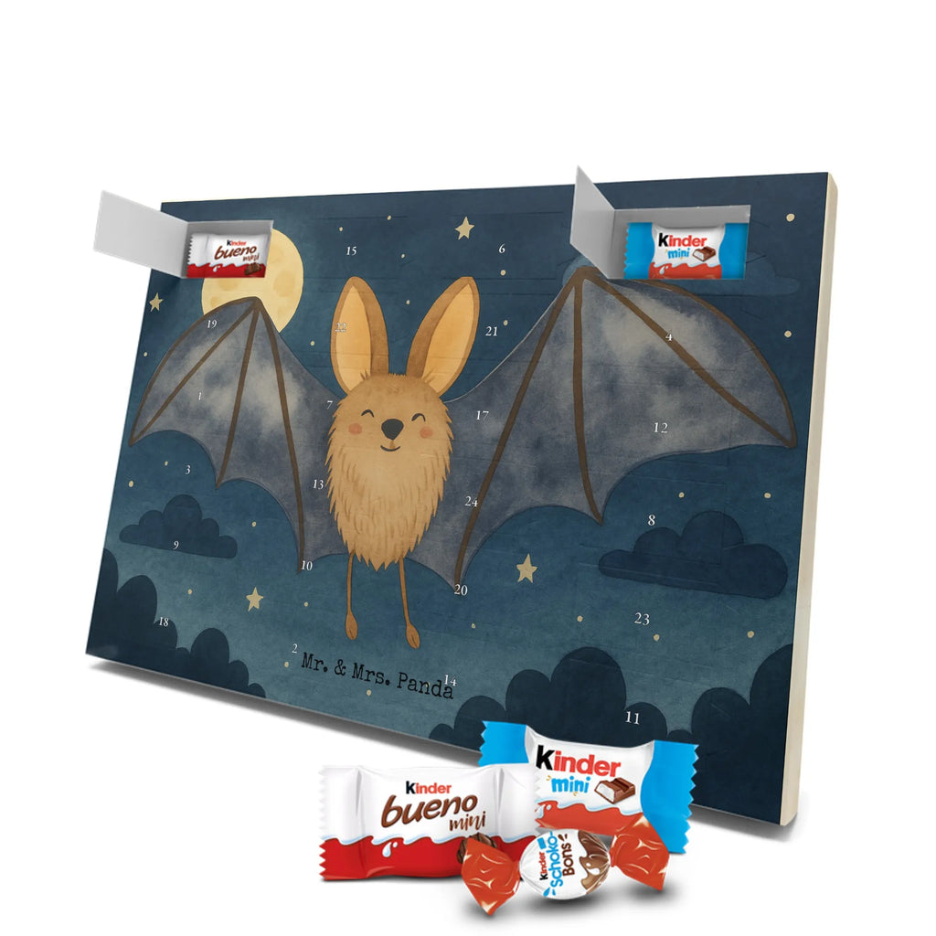 Chocolate advent calendar bat wing Design card, gift ideas, gifts, small animals, cute, cute animal motives, hand drawn, funny sayings, good mood, special gifts, animal lover