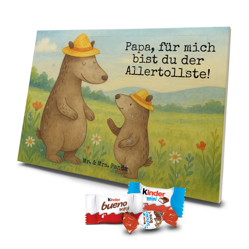 Chocolate advent calendar Bears with hats Design Father's Day, Mother's Day, father, role model, son, sons, children, favourite person, father-son, child, father's day