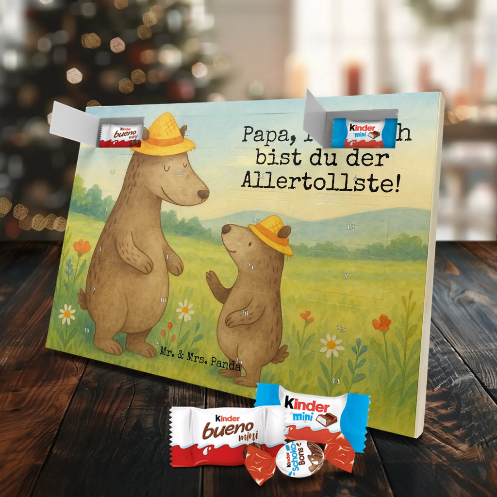 Chocolate advent calendar Bears with hats Design Father's Day, Mother's Day, father, role model, son, sons, children, favourite person, father-son, child, father's day