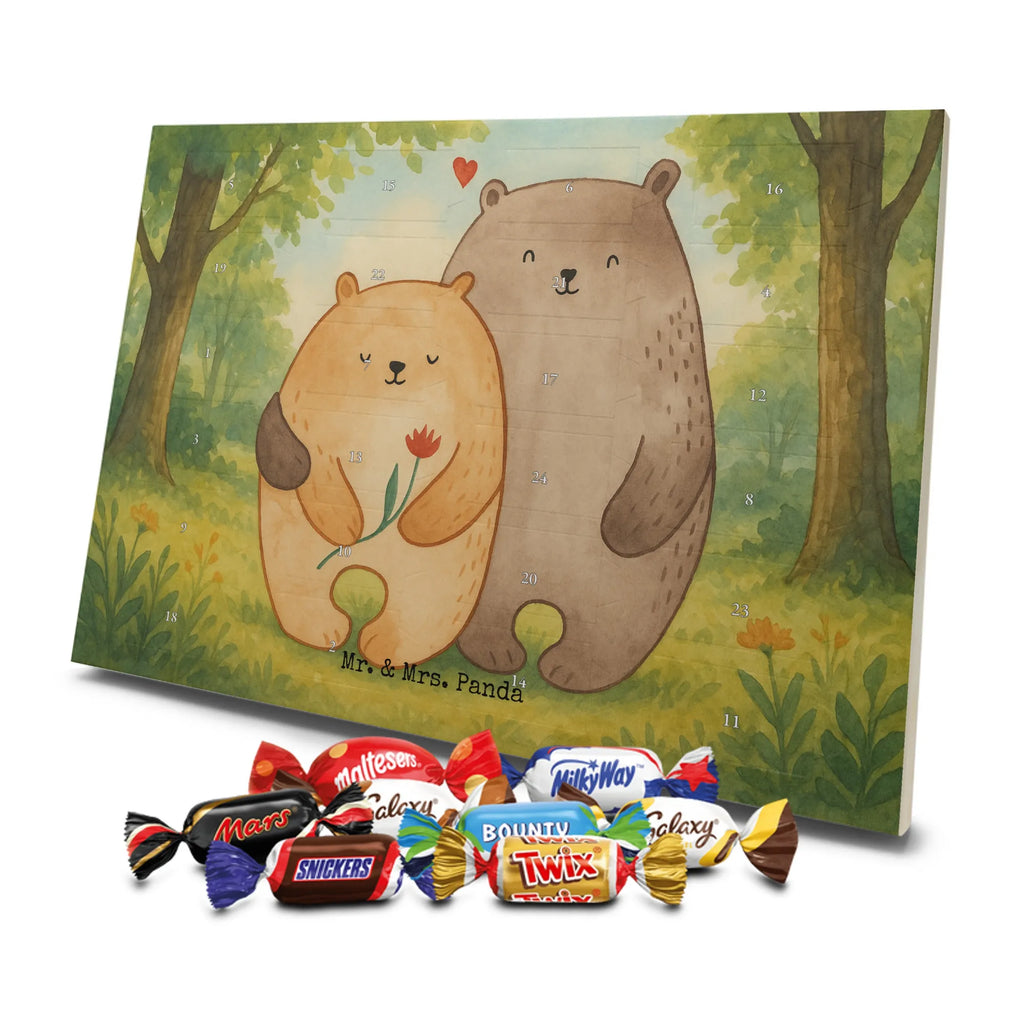 Chocolate advent calendar Bears in love Design Loving, Two, Together, Marriage, Proposal of marriage, Love gift, gift for her, gift for him, anniversary gift, Girlfriend, Engaged, Boyfriend, Gift Wedding, Gift Friend, Anniversary, In love, Wedding anniversary, Married, Gift Girlfriend, Bears, Proof of love