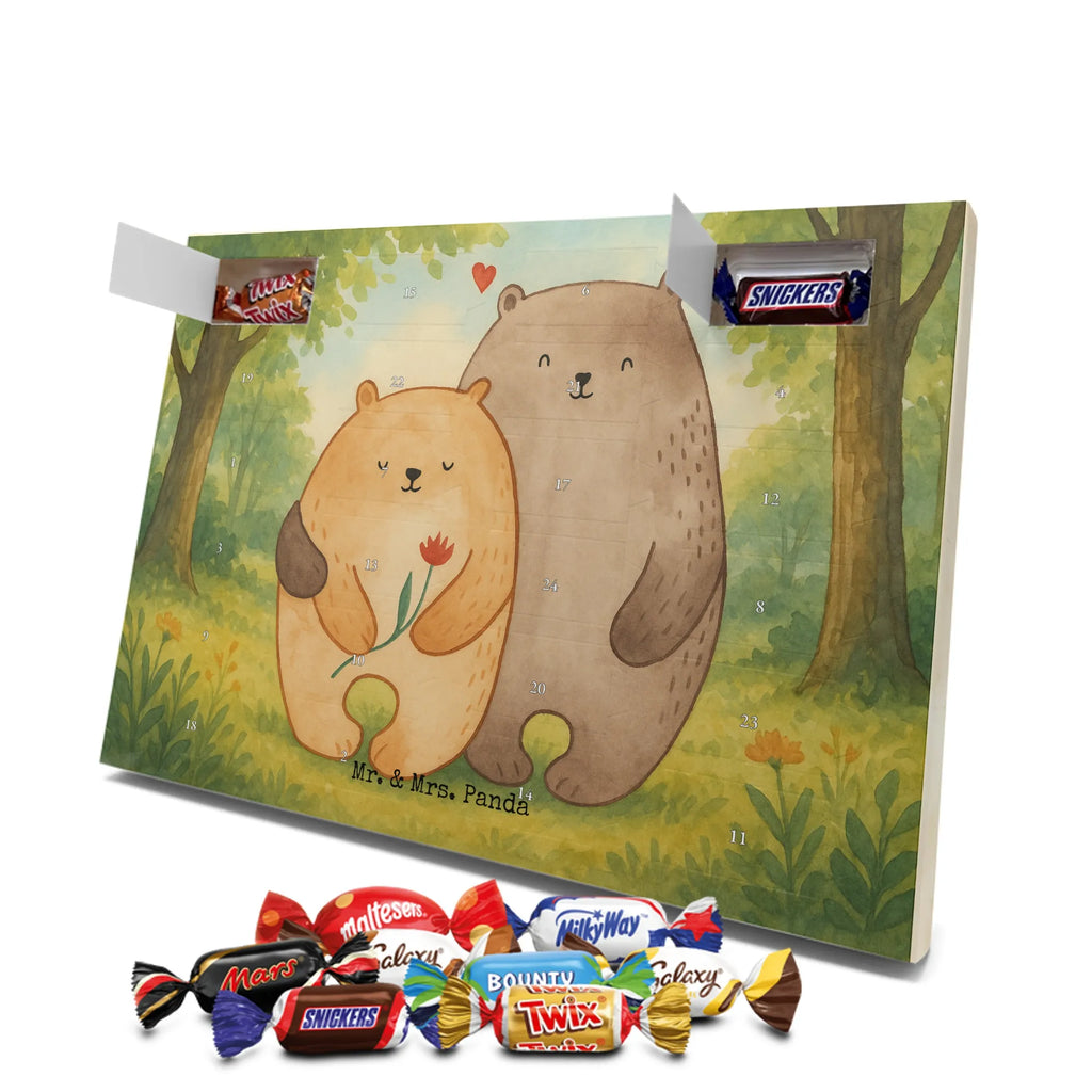 Chocolate advent calendar Bears in love Design Loving, Two, Together, Marriage, Proposal of marriage, Love gift, gift for her, gift for him, anniversary gift, Girlfriend, Engaged, Boyfriend, Gift Wedding, Gift Friend, Anniversary, In love, Wedding anniversary, Married, Gift Girlfriend, Bears, Proof of love