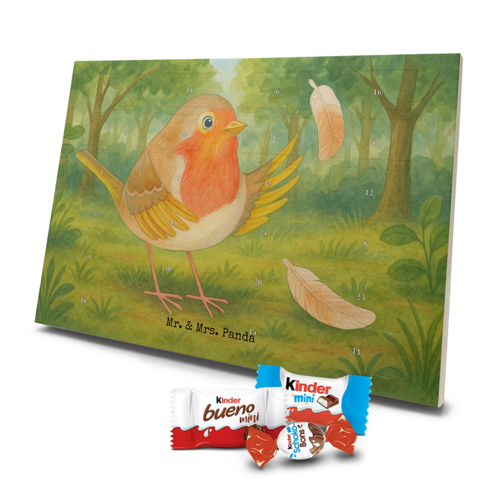 Chocolate advent calendar robin feathers Design card, gift ideas, gifts, small animals, cute, cute animal motives, hand drawn, funny sayings, good mood, special gifts, animal lover, bird, slogan courage, flying, motivation pictures, robin, motivation slogans, slogan motivation