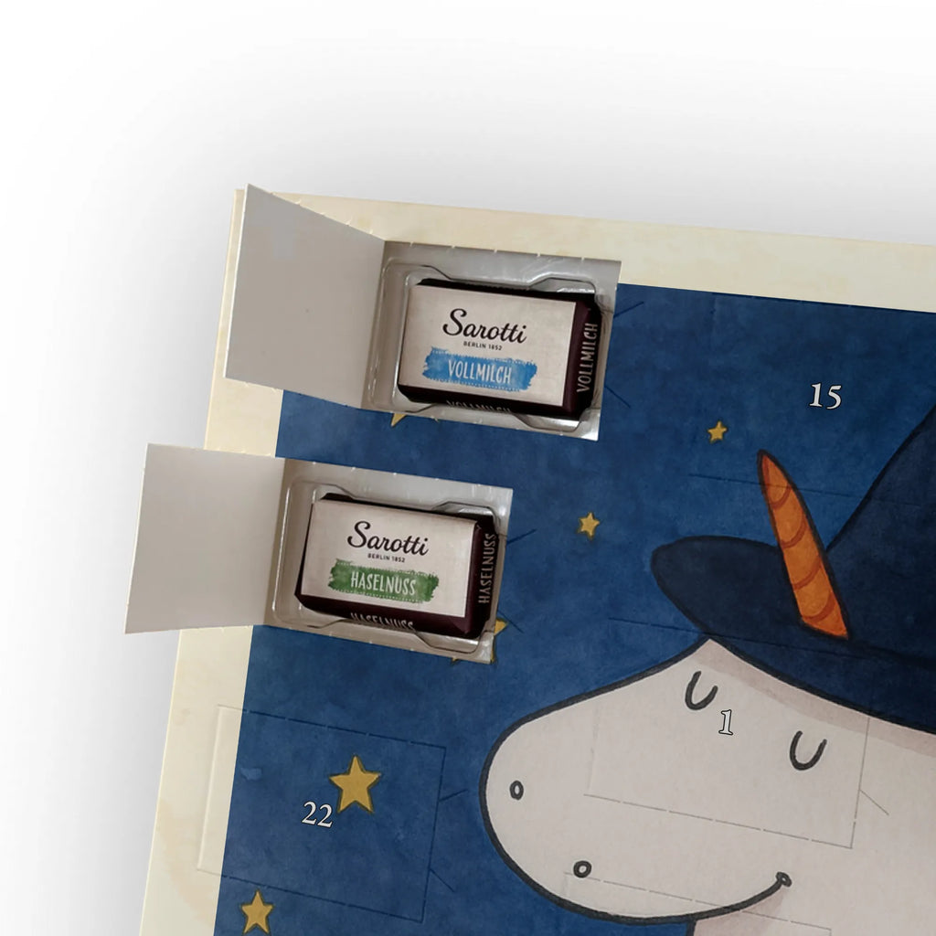 Chocolate advent calendar unicorn Witch Design wife gift, witch, mad, bitch, bad girl, girlfriend present, devil